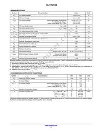 NL17SZ14EDFT2G Datasheet Page 3