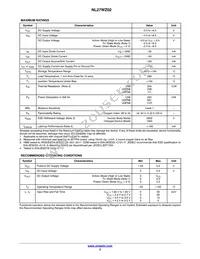 NL27WZ02USG Datasheet Page 3