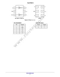 NL27WZ14DTT1 Datasheet Page 2