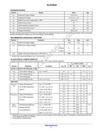 NL3HS644FCTAG Datasheet Page 3