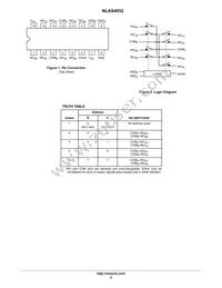 NLAS4052QSR Datasheet Page 2