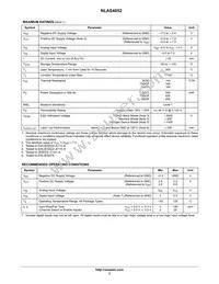 NLAS4052QSR Datasheet Page 3