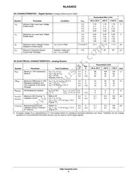 NLAS4052QSR Datasheet Page 4
