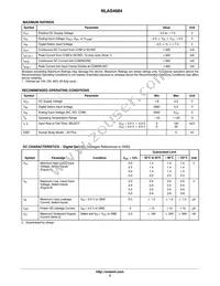 NLAS4684FCT1 Datasheet Page 3