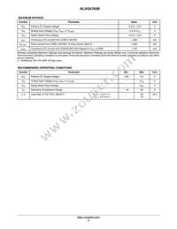 NLAS4783BMN1R2G Datasheet Page 4