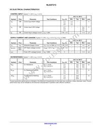 NLAS7213MUTAG Datasheet Page 3