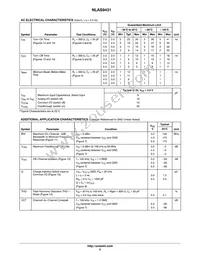 NLAS9431MTR2G Datasheet Page 5