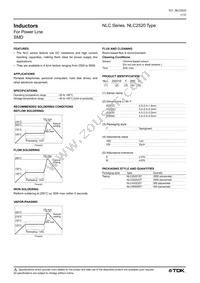 NLC252018T-2R2M Datasheet Cover