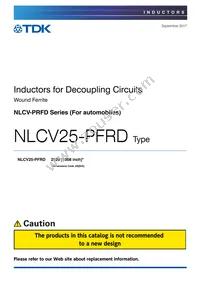 NLCV25T-R68M-PFRD Datasheet Cover
