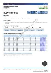 NLCV32T-3R3M-EF Datasheet Cover