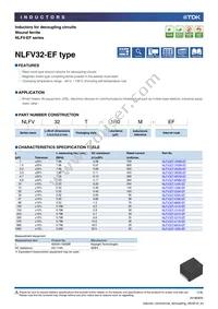 NLFV32T-6R8M-EFT Datasheet Cover