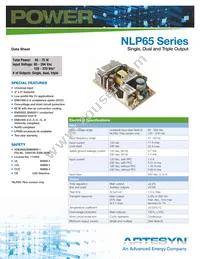 NLP65-9629GJ Datasheet Cover