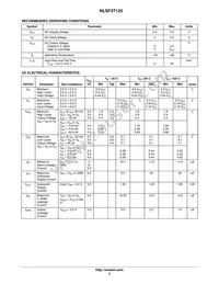 NLSF3T125MNR2G Datasheet Page 3