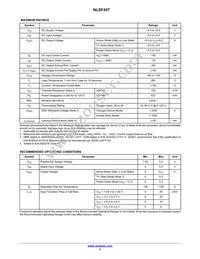 NLSF457MU3TCG Datasheet Page 3