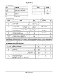 NLSV1T240MUTBG Datasheet Page 2