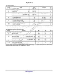 NLSV4T244DR2G Datasheet Page 3