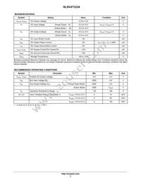 NLSV4T3234FCT1G Datasheet Page 3