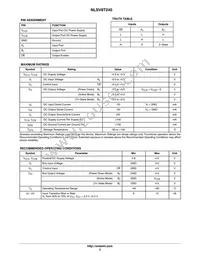 NLSV8T240MUTAG Datasheet Page 2