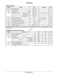 NLSV8T244MUTAG Datasheet Page 3
