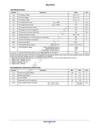 NLU1G14CMX1TCG Datasheet Page 2