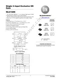 NLU1G86MUTCG Datasheet Cover