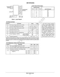 NLV74HC259ADTR2G Datasheet Page 2
