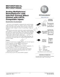 NLV74HC4851ADR2G Datasheet Cover