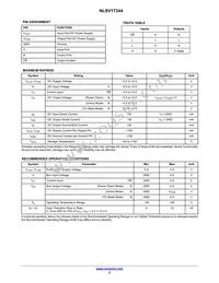 NLVSV1T244MUTBG Datasheet Page 2