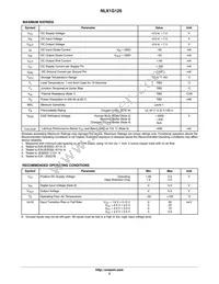 NLX1G125FCT1G Datasheet Page 2