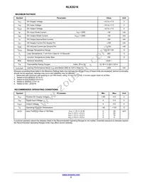 NLX2G16CMX1TCG Datasheet Page 2