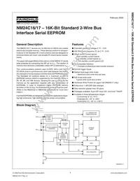NM24C16N Datasheet Cover