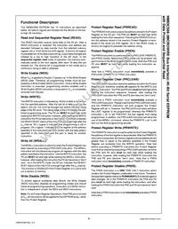 NM93CS66N Datasheet Page 5