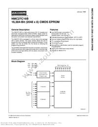 NMC27C16BQ200 Datasheet Cover