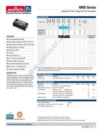 NMD120515SC Datasheet Cover