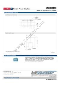 NMH0524DC Datasheet Page 3