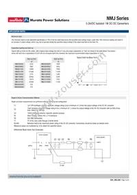 NMJ0509SAC Datasheet Page 3