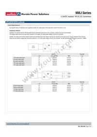 NMJ0509SAC Datasheet Page 4