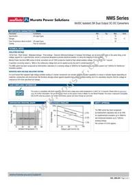 NMS0512C Datasheet Page 2