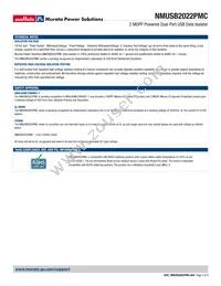 NMUSB2022PMC-R13 Datasheet Page 3