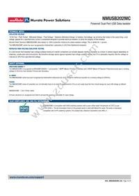 NMUSB202MC-R13 Datasheet Page 3