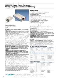 NMX-504-1205G Datasheet Cover