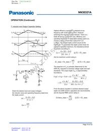 NN30321A-VB Datasheet Page 16