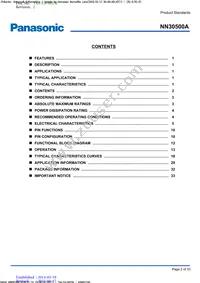 NN30500A-VB Datasheet Page 2