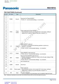 NN31001A-BB Datasheet Page 10