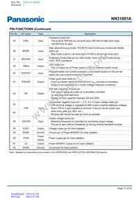 NN31001A-BB Datasheet Page 11