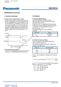 NN31001A-BB Datasheet Page 15