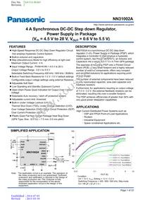 NN31002A-BB Datasheet Cover