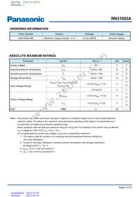 NN31002A-BB Datasheet Page 2