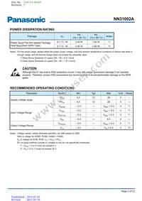 NN31002A-BB Datasheet Page 3