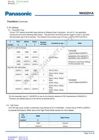 NN32251A-VT Datasheet Page 18